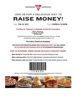 Fundraiser Flyer